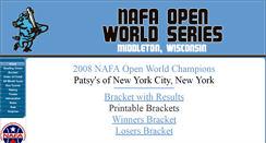 Desktop Screenshot of open.nafafastpitch.com