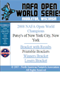 Mobile Screenshot of open.nafafastpitch.com