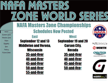 Tablet Screenshot of masters.nafafastpitch.com